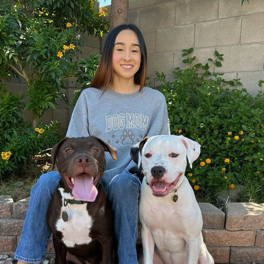 Dog Mom Embroidered Crewneck