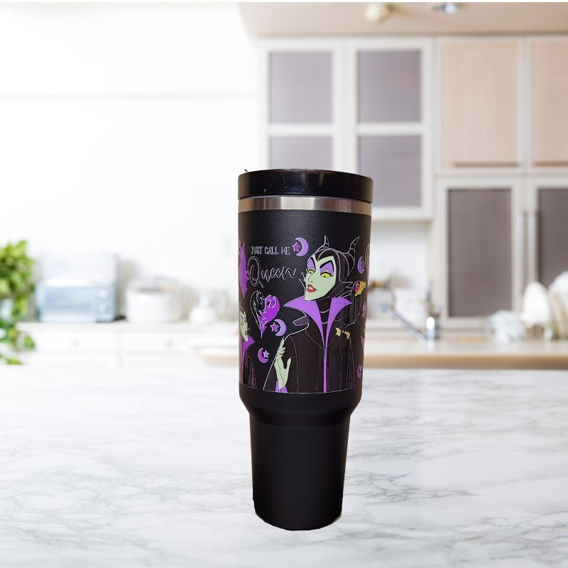 Maleficent 40 oz Tumbler with Handle