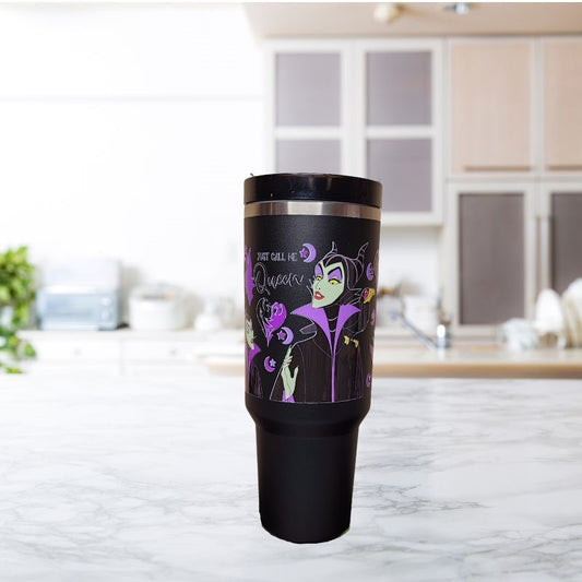 Maleficent 40 oz Tumbler with Handle