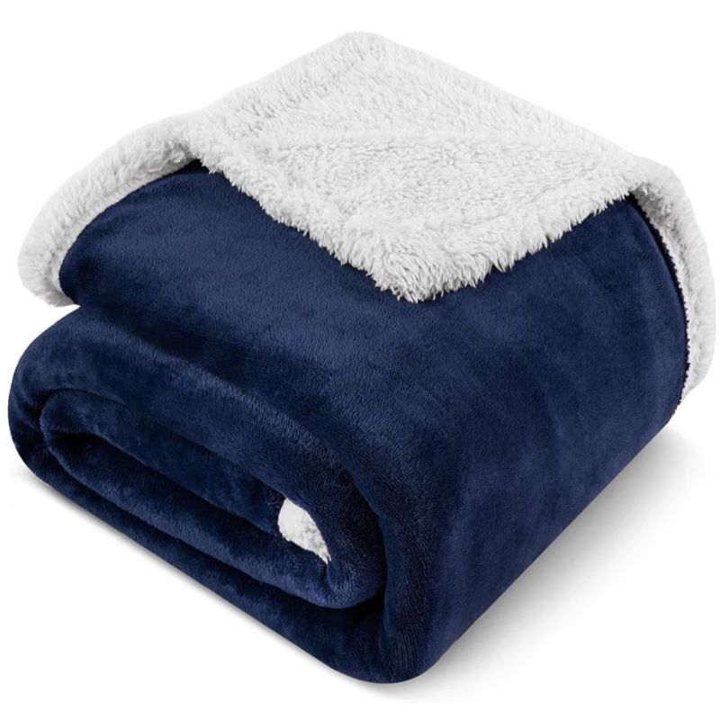 Custom Embroidered Sherpa Blanket