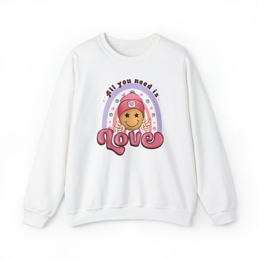 All you need is Love Crewneck Sweatshirt