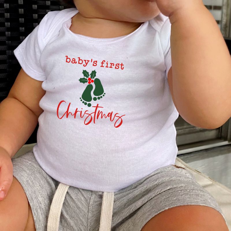 Baby First Christmas Bodysuit