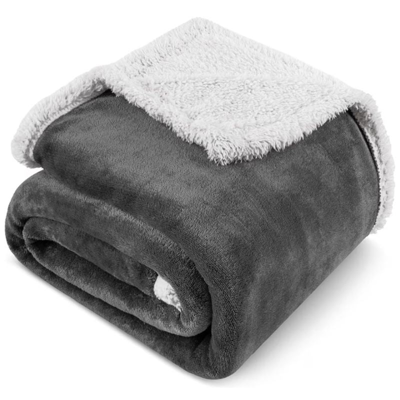 Custom Embroidered Sherpa Blanket