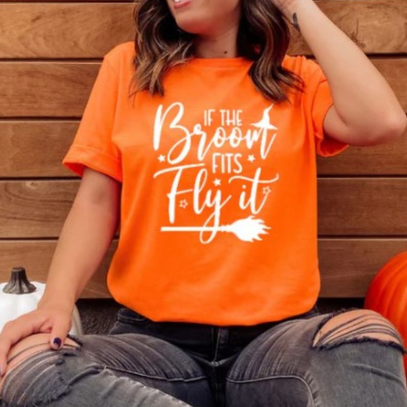 If The Broom Fits Fly It T-shirt