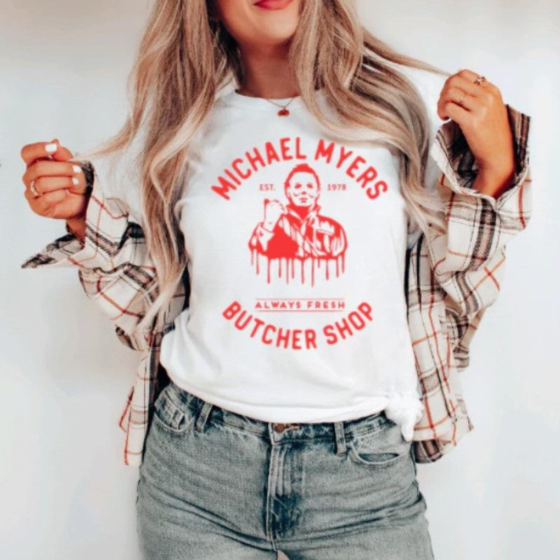 Michael Myers Butcher Shop T-shirt