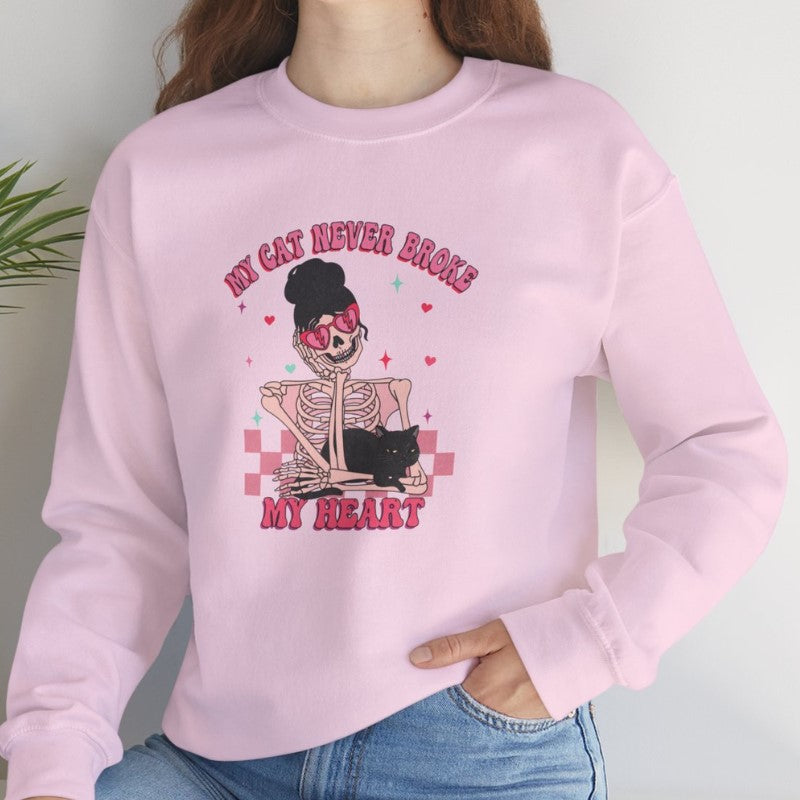 My Cat Never Broke My Heart Crewneck