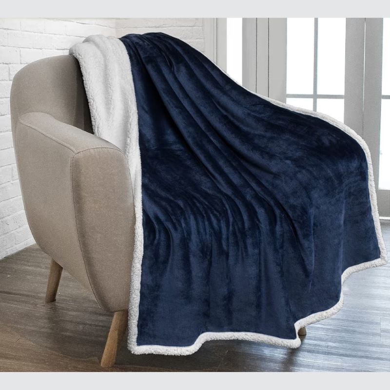 Custom Embroidered Sherpa Blanket