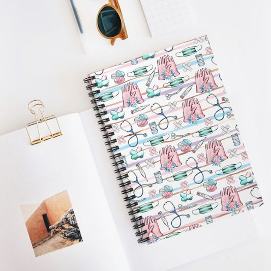 Nurse Life Spiral Notebook - Ruled Line