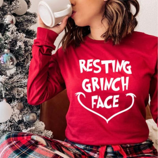 Resting Grinch Face T-shirt