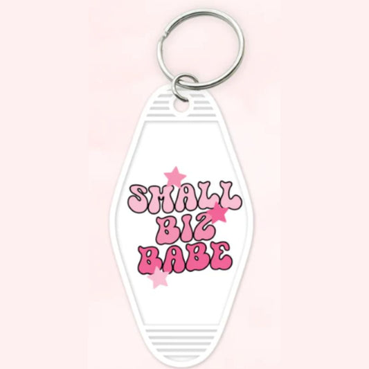 Small Biz Babe Motel Keychains