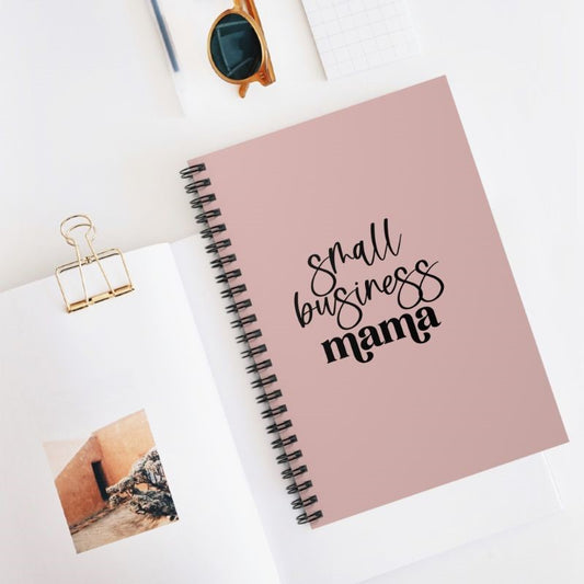 Small Business Mama Spiral Notebook - Ruled Line