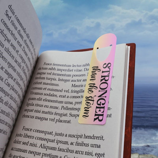 Stronger Than The Storm Bookmark