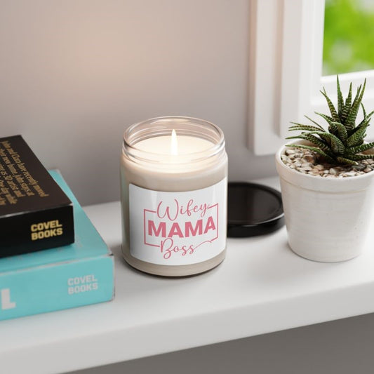 Wife Mama Boss Candle