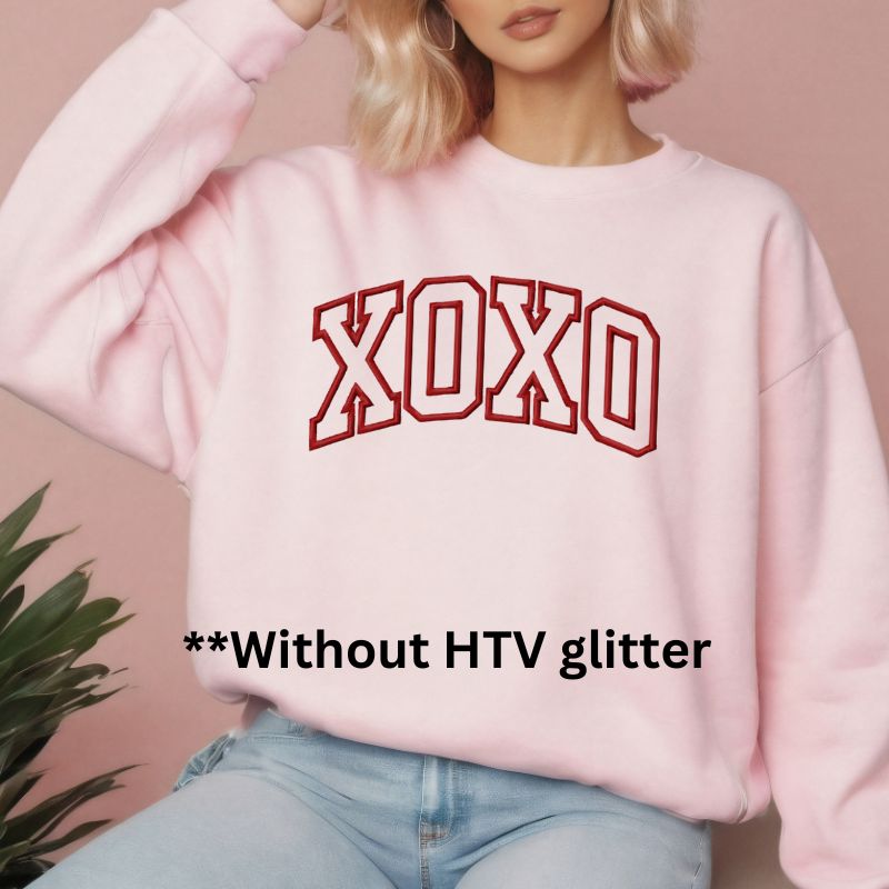 XOXO Embroidered Crewneck