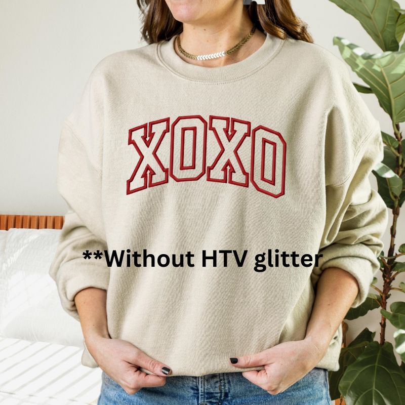 XOXO Embroidered Crewneck