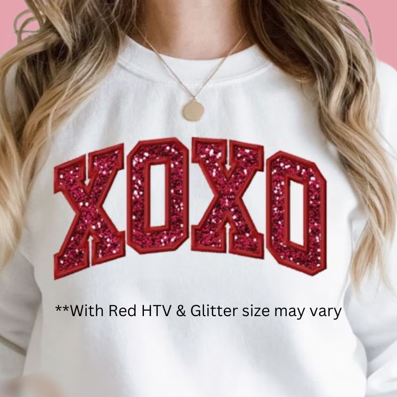 XOXO Embroidered Crewneck