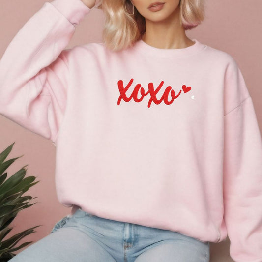 XOXO Embroidered Crewneck