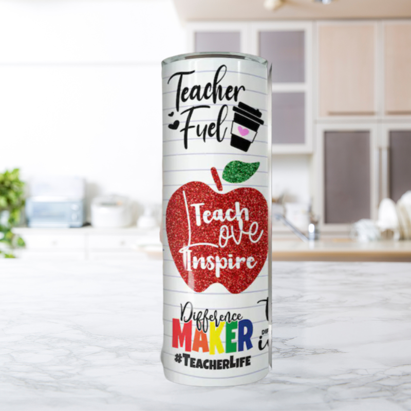 Teacher Fuel Tumbler - The Perfect Gift for Passionate Educators