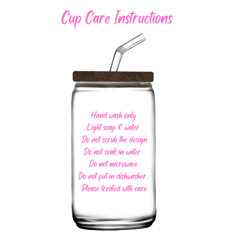 Cafecito Libby Glass Cup -Sublimation