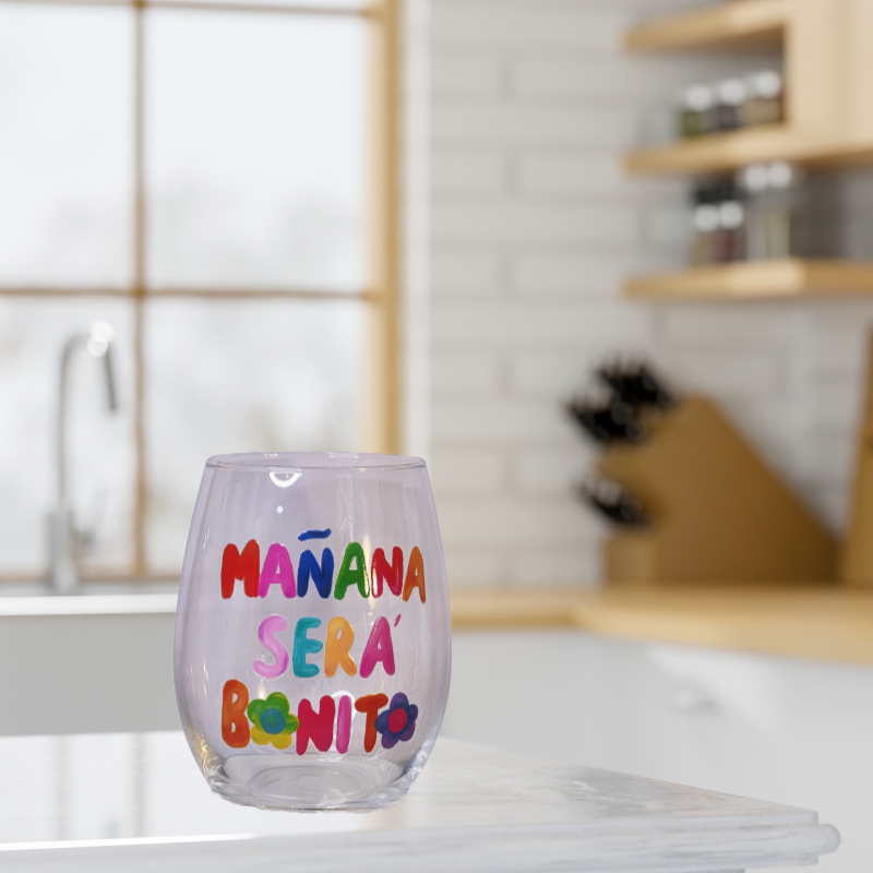 Manana Sera Bonito wine glass